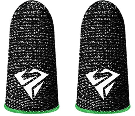 1 Paar für Pubg-Mobile-Games, Gaming-Daumen-Manschette, atmungsaktiv, Touchscreen-Handschuhe, schweißfest, rutschfest, ultradünn, Gaming-Fingerspitzen-Abdeckung, Fingerhüllen, kompatibel mit allen