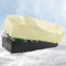 Rectangular Planter Box Cover - 2.36oz/yd² Durable 55 x 28 x 20 in Plant Covers Freeze Protection with Drawstring, Frost Cloths for Outdoors, Winter Plant Blanket for Raised Garden Beds, 1pcs