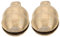 BESPORTBLE 2St kupferne Glocke kuhglocke Cattle Bell Tierklingelhalsband Hundeglocke Welpenhalsbänder für kleine Welpen Tür Glockenhalsband für Haustiere Hund Glocke Halsband Messing Golden