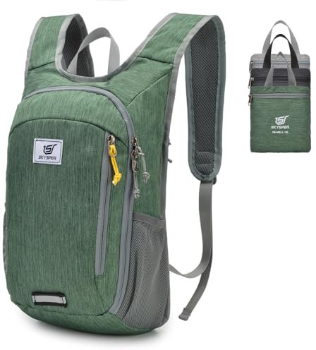 SKYSPER Faltbarer Rucksack 20L, Ultraleicht Wanderrucksack Kleiner Rucksack Reiserucksack für Wandern Reisen Radfahren