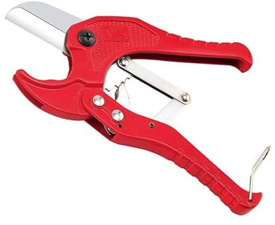 Coupe-Tuyau en Plastique,Coupe Tube Composite,Coupe pvc Pour Couper Les Tuyaux PVC,Pince Coupe Tube Multicouche,Coupe-Tube en PVC à Cliquet pour Couper,Cisaille à Cliquet en Plastique pour Tuyau