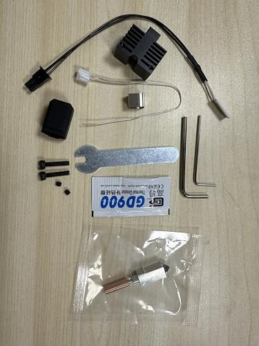 BCZAMD Accesorios para impresora 3D – Kit Hotend actualizado: compatible con Qidi X-Plus 3 – X-Max3 X Smart 3, incluye disipador de calor, bloque de calefacción de silicona, boquilla de 0,4 mm con