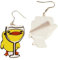 Lustige Enten-Ohrringe, Legierung, Schmuck, Tropfenohrringe, einzigartige Ohrringe für Frauen, Party, Alltag, Pendeln, Metall