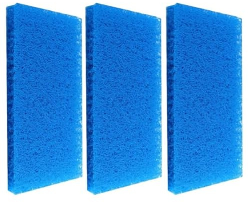 kychenBase CBF-350 / CBF-350B / CBF-550 /CBF-350C / MBF-350 / MBF-550 Teichfilter Schwämme – Ersatz Filtermedien, Filtermatten für Teichfilter, Filterschwämme (Japanmatten, 3er-Set)