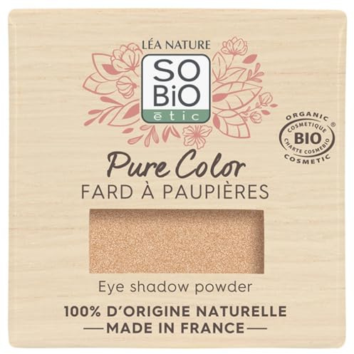 SO'BiO étic - Lidschatten Pure Color Bio – 01 Hellbeige