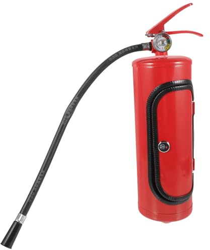 GATHINESS Contenitore Portabottiglie Estintore in Metallo, Scatola per Whisky e Vino Rosso, Regalo Uomo per Feste, Compleanni e Occasioni Speciali a Casa