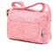 tuokener Petit Sac Bandouliere Femme Sac à Main Tissu Bandoulière Femmes Imperméable Saccoche Fille Pour Voyage,Rose