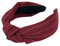 axy Haarreif mit Knoten-Vintage-Wunderschön Stirnband Haarschmuck Damen Haarreifen HR34b (Rot)