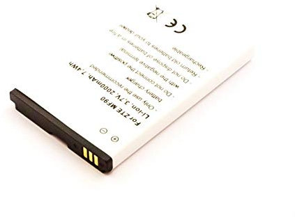 Batteria adatta per ZTE MF90, agli ioni di litio, 3,7 V, 2000 mAh, 7,4 Wh