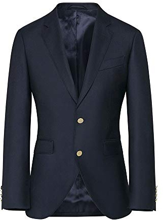 Hackett London Herren Navy Gb Blazer Sb Anzugjacke