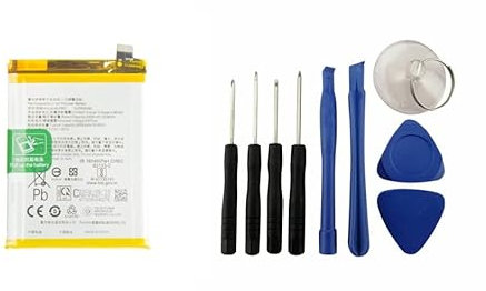 Audiosystem BATTERIA PILA PER OPPO REALME 7 RMX2111 / 7 5G RMX2155 5000MaH CAP. ORIGINALE BLP807, INCLUSO KIT MONTAGGIO BATTERIA