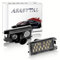 Asasytal LED-Kennzeichenbeleuchtung, Reines weißes SMD voll Nummernschildbeleuchtung hinten 12V Kompatibel mit Fiat 500C Dod-ge VIP-ER Ma-se-rati LEVANTE, 2 Stücke