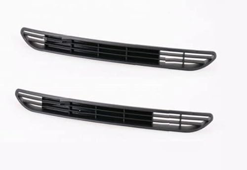 Generico Griglia Presa Aria Cofano Mostrina dx e sx Adatto a Iveco Daily 2000, Nero, Plastica o Metallo, Furgone, Ricambio per Veicolo