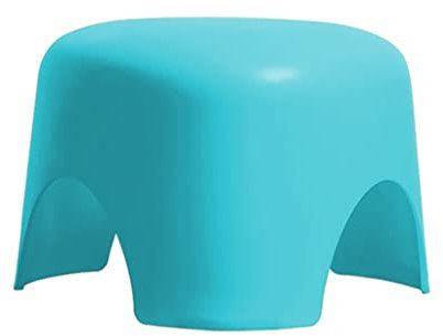 Verdickter Kunststoffhocker für Erwachsene, kleiner Tritthocker, rutschfeste Bank für Wohnzimmer, Badezimmer, Schuhe wechseln, Stühle (Farbe: Schwarz-Soul Eater1, Größe: Universalgröße) Commemoration