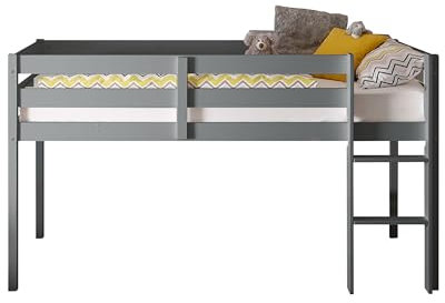 AVANTI TRENDSTORE Konrad - Struttura di letto a soppalco con scaletta stabile in legno di pino massiccio, disponibile in 2 diversi colori. Dimensioni: LAP 97x113x207 cm