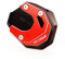 Motorrad Seitenständer Platte Ständer Fuß Für HON&DA NC750X Für NC 750 X Für NC 750X 2021-2023 2022 Motorrad Zubehör Ständer Fuß Seite Stehen Enlarger Pad Reifen Ventil Kappen (Farbe : 4)
