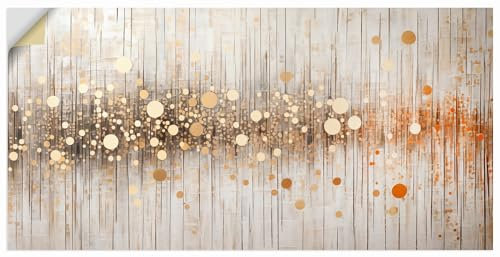 ARTland Wanddeko Wandtattoo selbstklebende Vinylfolie 100x50 cm Loft Deko Modern Abstrakt Linien Elegant Energie Geometrie U5EP
