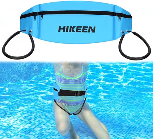 BOOSTEADY Schwimmgürtel Wassergymnastik-Ausrüstung mit Befestigungsgurten und Reißverschlusstasche Pool-Trainingsausrüstung passt Pool-Übungen und Workouts