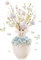 Heimdeko, Wanddekoration, Blumenvase, Wandaufkleber, Schlafzimmer, Wohnzimmer, Dekoration, große Vinyl-Blume, 3D-Wandaufkleber, Veranda-Wanddeko, Aufkleber, Tapete(Natural)