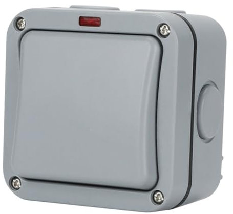 Yardenfun Interruptor Pulsador Exterior Botón De Pared Para Puerta Garaje Resistente