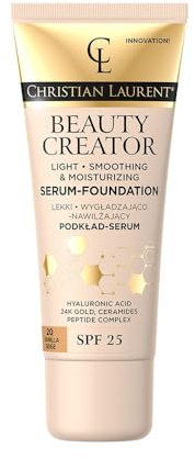Christian Laurent Beauty Creator- Lightweight Smoothing & Hydrating Foundation-Serum with SPF25 No. 20 Vanilla beige - 30 ml