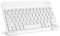 COEZFE Tastiera Wireless Bluetooth, 10 Rechargeable Tastiera Universale per Tablet, Piccola Tastiera Wireless per iPad/Samsung/Lenovo/Xiaomi/Honor/Huawei Tablet, Layout Italiano QWERTY, Bianco
