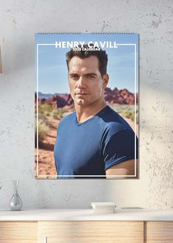 Henry Cavill Wandkalender 2026, A3, Wirobound, vollfarbig