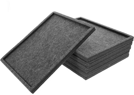 Filz Puzzle Sortierbretter 1 Satz Stapelbar, Tragbar, Wiederverwendbar | 1000 Teile, Multifunktionale Tabletts, Passend für Blockpuzzle und Sortierung, 1 Satz