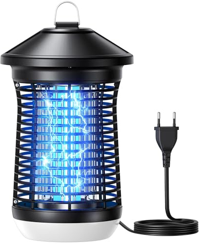 Mowend Zapper Électrique Anti-Insectes 4200V, Anti-Moustique Électrique | avec Lampe UV 18W pour Intérieur et Extérieur, Câble 1,5 m, Piège pour Moustiques et Mouches des Fruits