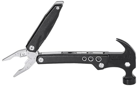 Camping Hammer | Robust Mit Integriertem Flaschenöffner,Rostfreier Stahl Vielseitiges Werkzeug | Outdoor Aktivitäten Wie Camping Wandern Trekking