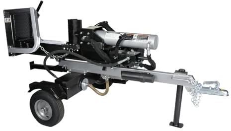 Spaccalegna a benzina 35 tonnellate verticale, spaccalegna idraulico con motore da 10,1 CV, per tronchi di lunghezza 400-620 mm e diametro del tronco 150-510 mm