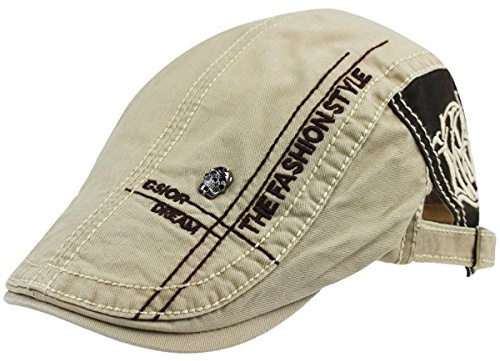 XRDSS Herren Trendige Unisex Flatcap Golfermütze Schieber Gatsby Schirmmütze