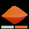 Ein weißes, phosphoreszierendes Pulver, das im Dunkeln leuchtet, Orange 20g