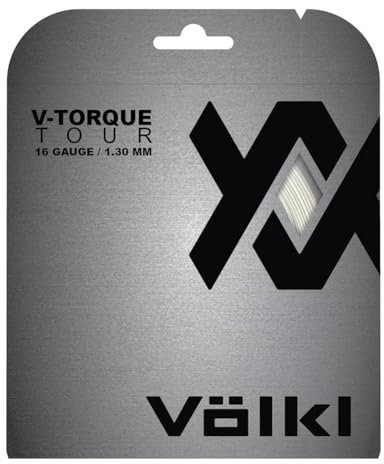 Volkl V-Torque Tour Cordage Schläger für Erwachsene, Unisex, Weiß, 12 m