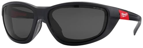 Milwaukee MILW 48-73-2045 Lunettes de sécurité polarisées haute performance avec joint d'étanchéité Noir, noir