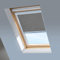 Classic Roof Blinds for Dakstra and Rooflite Roof Windows, Blackout Blind, Window Code F6A Grey