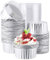 EUSOAR Foil Ramekins with Lids, 5oz 100pcs Aluminum Foil Cupcake Liners, Muffin Liners Cups with Lids, Cupcake Baking Cups Holders Cases Boxes Pans