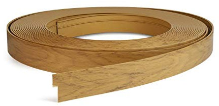DQ-PP GARDINENSCHIENE Blende | 100cm | PVC | Erle | 1m | Gardinen Schiene Vorhangschienen
