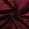Hans-Textil-Shop Stoff Meterware Pannesamt Samt - 1 Meter, Karneval, Bekleidung, Tischdecken, Kissen (Bordeaux)