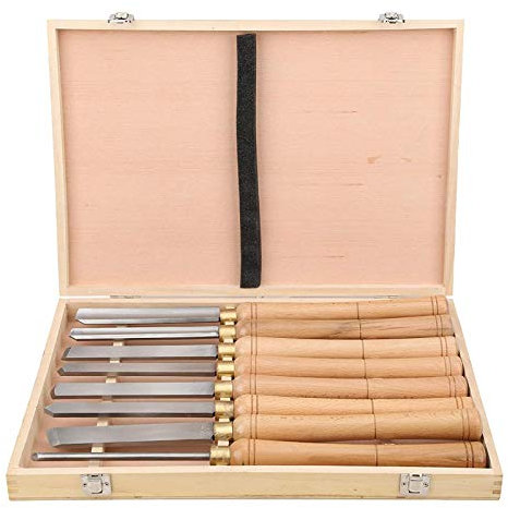 Drechseleisen-Set (8-Teilig, Hohlbeitel, Absechbeitel, Schruppstahl, Rundbeitel, Drechselbeitel) Für Das Drechseln Mit Drechselbank Werkzeuge Zum Abstechen Von Holzrillen