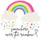 20 Servietten Regenbogen voller Gl?ck | Natur | Sommer | Tischdeko 33x33cm