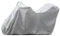 Abdeckplane Abdeckung Abdeckhaube Faltgarage Ganzgarage kompatibel mit Vespa GTS mit Koffer - Silver S