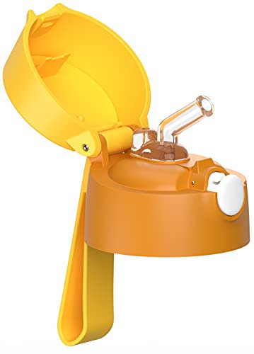 Coperchio di ricambio JARLSON® con boccaglio in silicone - per flaconi CHARLI ed EMI di JARLSON® Parti di ricambio (giallo)