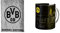 Borussia Dortmund, BVB-Fleecedecke (grau), Grau/Schwarz, 0 & BVB-Zauberglas