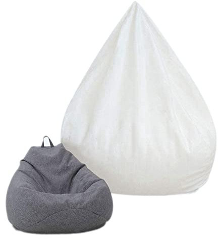 XIXIMAON Innen Liner ohne Füllung für Sitzsack Bezug Interne Easy Clean für Sitzsack Abdeckung Bezug Innenfutter für Sitzsack Verhindert DASS Bohnen Herauskommen (Innenfutter, M)