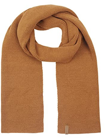 riverso Herren Schal RIVLiam Strickschal Männerschal Winterschal Langschal Basic Einfarbig 100% Acryl Herbst Winter Einheitsgröße (One Size, Brown)