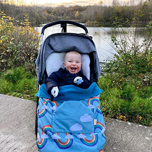 Universeller, wasserdichter Fußsack | Zehenwärmer für Autositz | Bezug für Babytrage | kompakt für unterwegs | kann auch eine Spielmatte Sein | universelle Passform und dehnbar für alle Altersgruppen