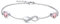 Qings Infinity Armband Damen Sterling Silber Unendlichkeit Liebes Herz Armbänder mit Turmalin Geburtsstein Charm Rosa Herz Zirkonia Verstellbar Armkette Muttertag Weihnachten Geschenk für Mama