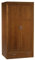 Dogar Kynus Recto Armario 2 Puertas y 1 cajón REALIZADO EN Madera DE Pino Macizo, Color Cerezo Compuesto DE 2 Puertas DE CONTRACHAPADO Y UN Cajon.Medidas 200X105X55