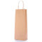 Buste Shopper Avana per Vino con Manico, Sacchetti in Carta Kraft per Bottiglie 14x8x40cm (25)